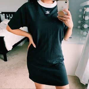 adidas TShirt Black Dress (Shirt Dress)